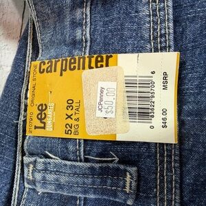 Lee Blue Carpenter Jeans 52x30